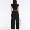 Spodnie typu bloomer w 100% z cupro Spodnie typu bloomer w 100% z cupro