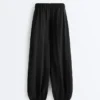 Spodnie typu bloomer w 100% z cupro Spodnie typu bloomer w 100% z cupro