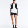 Spodnie typu hot pants z wysokim stanem i kieszenią Compressive o długości 10 cm Spodnie typu hot pants z wysokim stanem i kieszenią Compressive o długości 10 cm