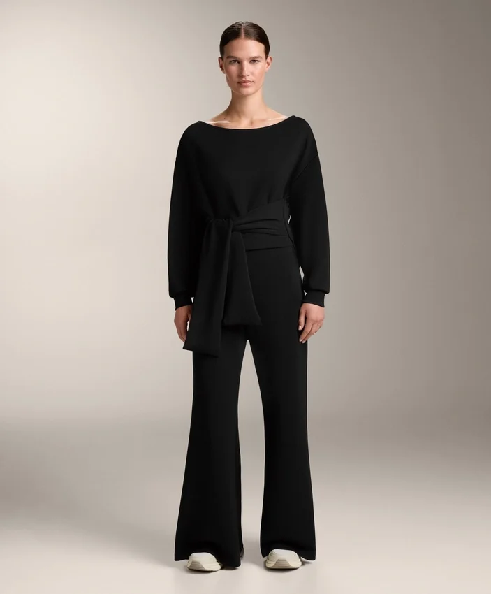 Soft Touch bluza z węzłem z modalu Soft Touch bluza z węzłem z modalu