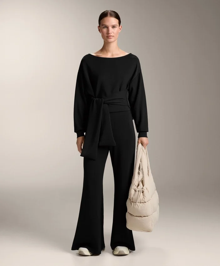 Soft Touch bluza z węzłem z modalu Soft Touch bluza z węzłem z modalu