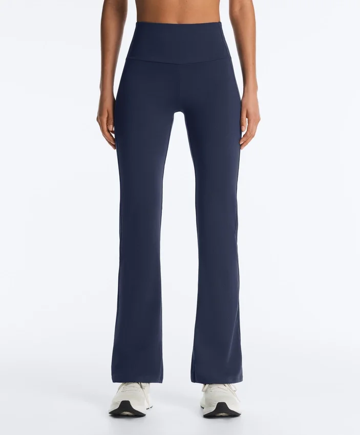 Spodnie z wysokim stanem Comfortlux Rib Flare Spodnie z wysokim stanem Comfortlux Rib Flare