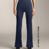 Spodnie z wysokim stanem Comfortlux Rib Flare Spodnie z wysokim stanem Comfortlux Rib Flare