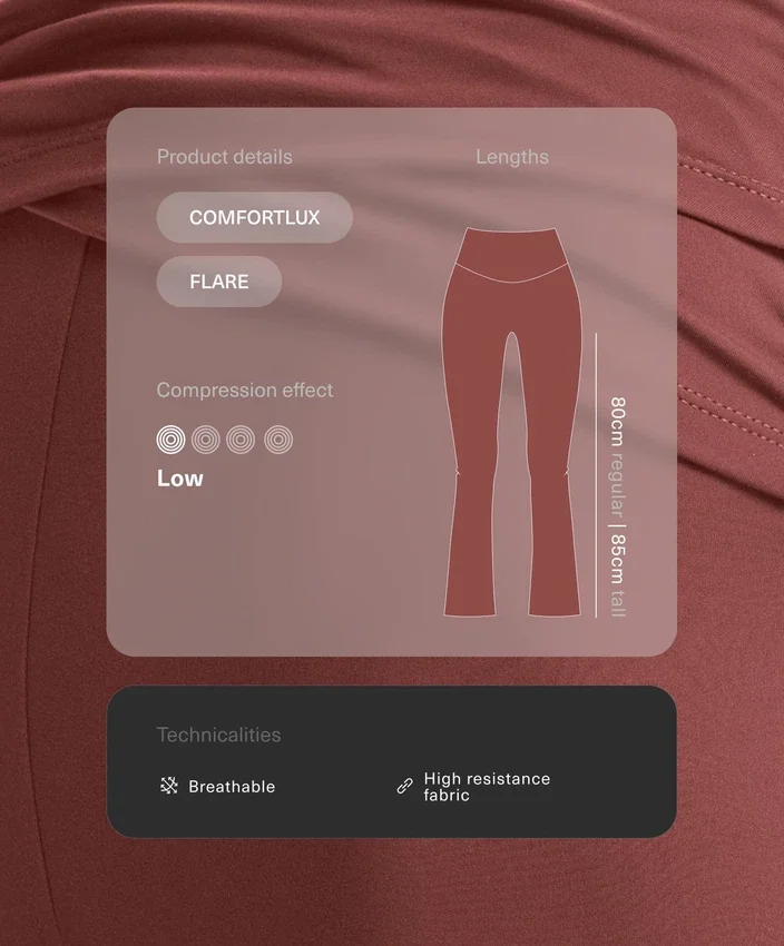 Spodnie z wysokim stanem i rozkloszowanymi nogawkami Comfortlux Spodnie z wysokim stanem i rozkloszowanymi nogawkami Comfortlux