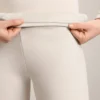 Super-ekstra-ciepłe, bezszwowe legginsy o wysokości 70 cm, sięgające do kostek