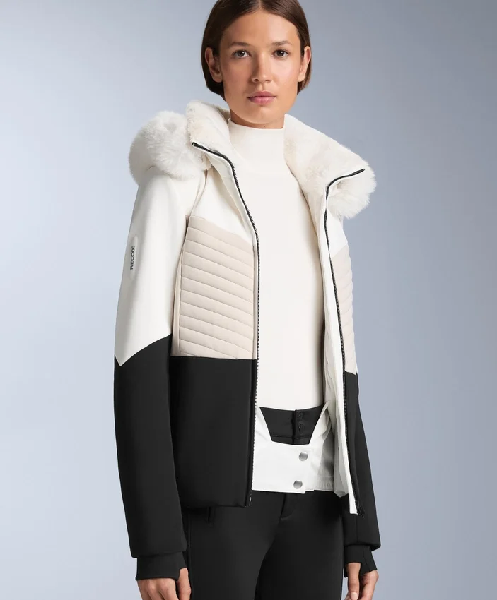 Super-Slim Fit Colourblock Primaloft® Ski – wodoodporna kurtka z wyściółką Super-Slim Fit Colourblock Primaloft® Ski – wodoodporna kurtka z wyściółką