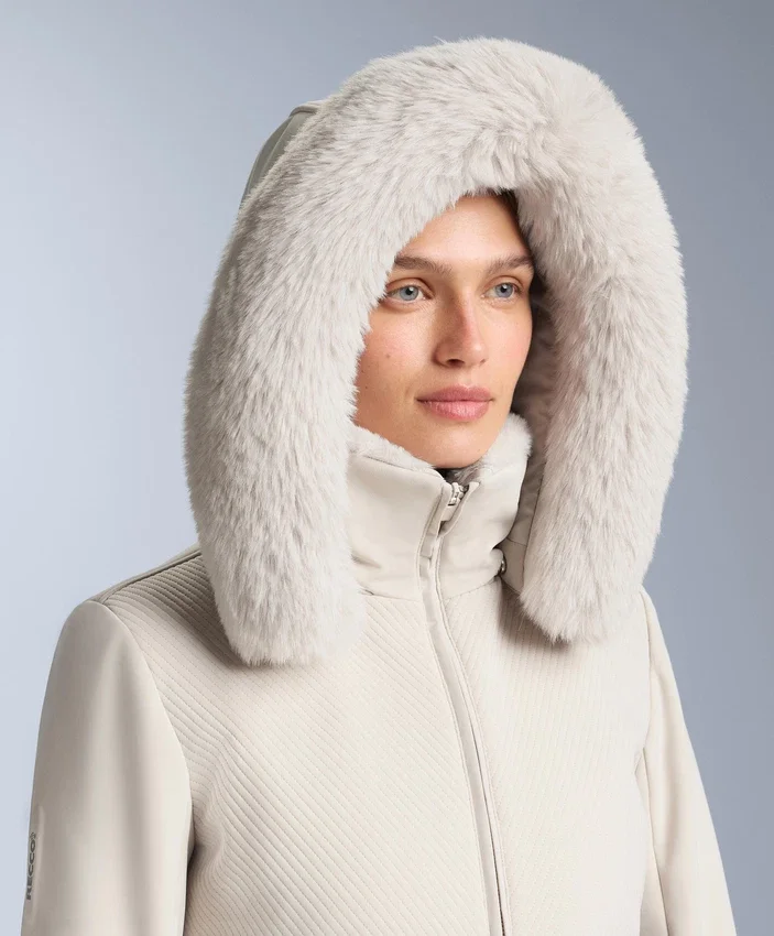 Superdopasowana, wodoodporna kurtka narciarska Primaloft® w stylu color-block Superdopasowana, wodoodporna kurtka narciarska Primaloft® w stylu color-block