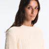 Swetry z dzianiny typu cable knit, 100% bawełna