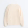 Swetry z dzianiny typu cable knit, 100% bawełna