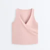 T-shirt bez rękawów Comfortlux z krzyżującym się dekoltem T-shirt bez rękawów Comfortlux z krzyżującym się dekoltem