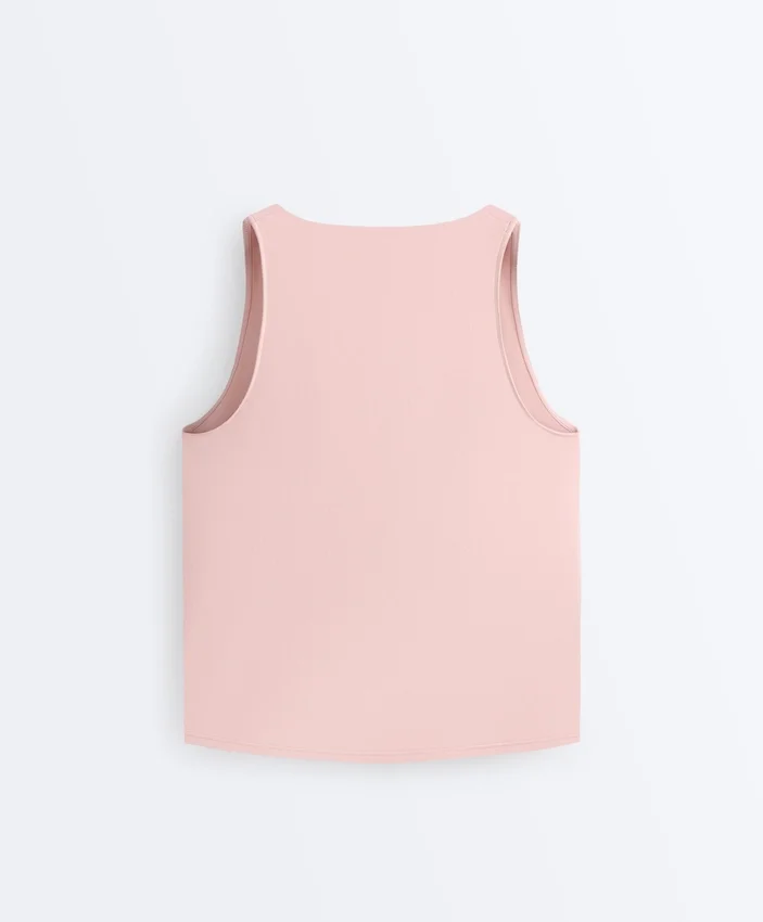 T-shirt bez rękawów Comfortlux z krzyżującym się dekoltem T-shirt bez rękawów Comfortlux z krzyżującym się dekoltem