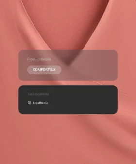 T-shirt bez rękawów Comfortlux z krzyżującym się dekoltem
