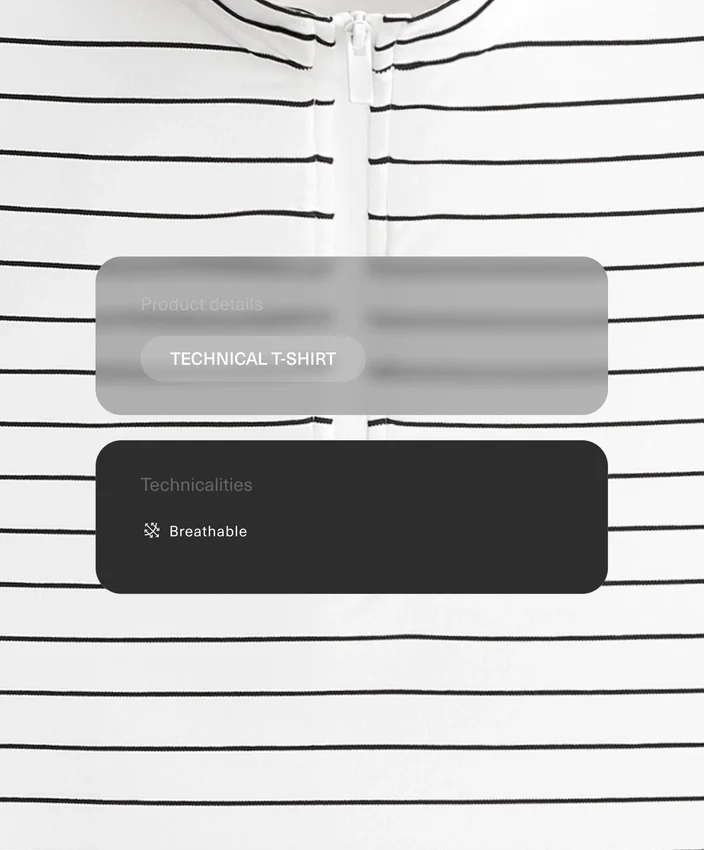 T-shirt bez rękawów w paski z półsuwakiem T-shirt bez rękawów w paski z półsuwakiem