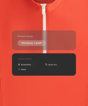 T-shirt bez rękawów z półsuwakiem