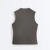 T-shirt bez rękawów z zamkiem T-shirt bez rękawów z zamkiem