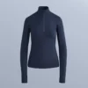 T-shirt termiczny z prążkowanym dekoltem T-shirt termiczny z prążkowanym dekoltem