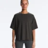 T-shirt z krótkim rękawem o luźnym kroju z mieszanki bawełny T-shirt z krótkim rękawem o luźnym kroju z mieszanki bawełny