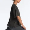 T-shirt z krótkim rękawem o luźnym kroju z mieszanki bawełny T-shirt z krótkim rękawem o luźnym kroju z mieszanki bawełny