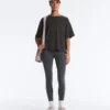 T-shirt z krótkim rękawem o luźnym kroju z mieszanki bawełny T-shirt z krótkim rękawem o luźnym kroju z mieszanki bawełny