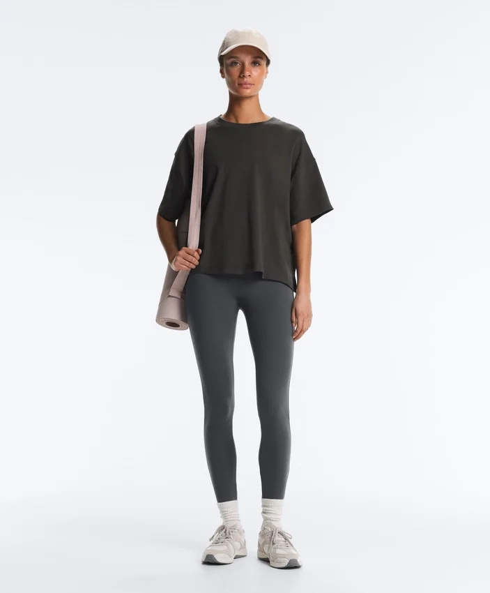 T-shirt z krótkim rękawem o luźnym kroju z mieszanki bawełny T-shirt z krótkim rękawem o luźnym kroju z mieszanki bawełny
