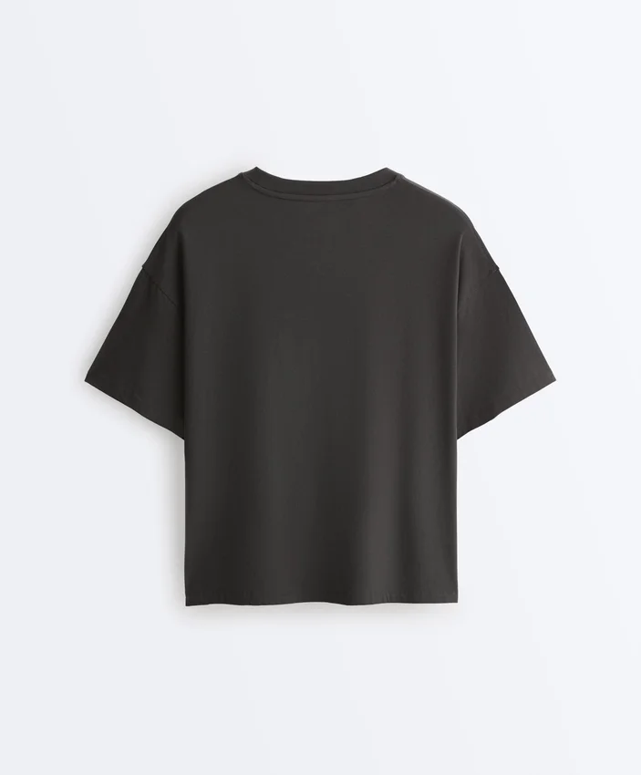 T-shirt z krótkim rękawem o luźnym kroju z mieszanki bawełny T-shirt z krótkim rękawem o luźnym kroju z mieszanki bawełny