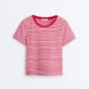 T-shirt z krótkim rękawem o regularnym kroju z mieszanki bawełny w paski T-shirt z krótkim rękawem o regularnym kroju z mieszanki bawełny w paski