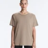 T-shirt z mieszanki bawełny o prostym kroju, z krótkim rękawem i nadrukiem T-shirt z mieszanki bawełny o prostym kroju, z krótkim rękawem i nadrukiem