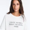 T-shirt z mieszanki bawełny o prostym kroju, z krótkim rękawem i nadrukiem T-shirt z mieszanki bawełny o prostym kroju, z krótkim rękawem i nadrukiem