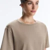 T-shirt z mieszanki bawełny o prostym kroju, z krótkim rękawem i nadrukiem T-shirt z mieszanki bawełny o prostym kroju, z krótkim rękawem i nadrukiem
