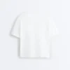 T-shirt z mieszanki bawełny o prostym kroju, z krótkim rękawem i nadrukiem T-shirt z mieszanki bawełny o prostym kroju, z krótkim rękawem i nadrukiem