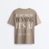 T-shirt z mieszanki bawełny o prostym kroju, z krótkim rękawem i nadrukiem T-shirt z mieszanki bawełny o prostym kroju, z krótkim rękawem i nadrukiem