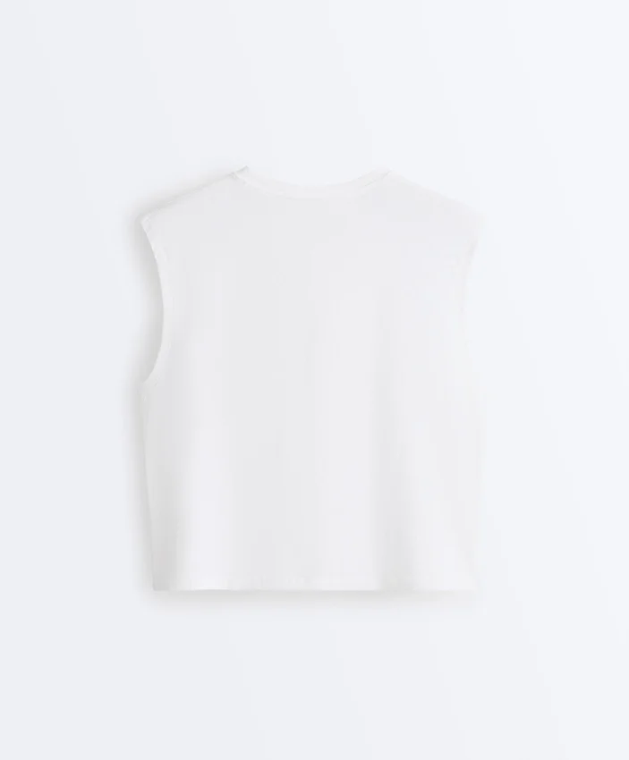 T-shirty bez rękawów z mieszanki bawełny T-shirty bez rękawów z mieszanki bawełny