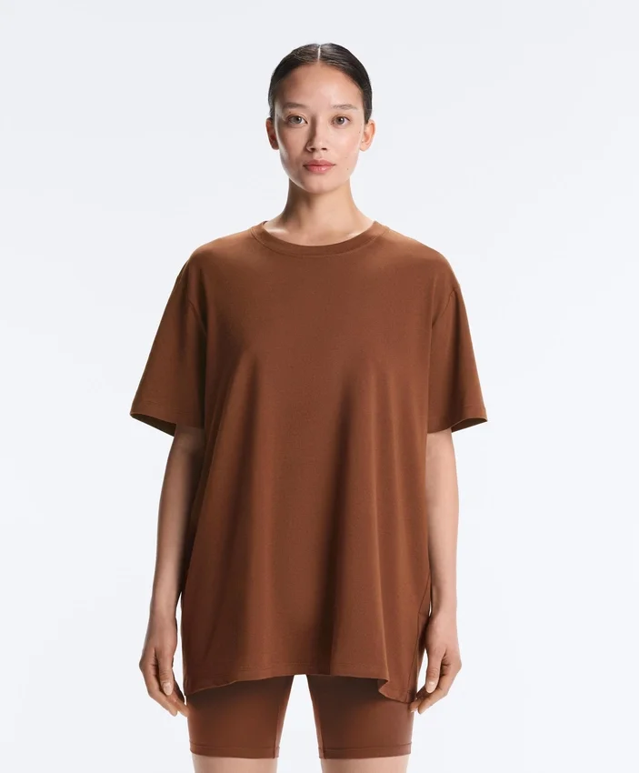T-shirty oversize z krótkim rękawem z mieszanki bawełny T-shirty oversize z krótkim rękawem z mieszanki bawełny