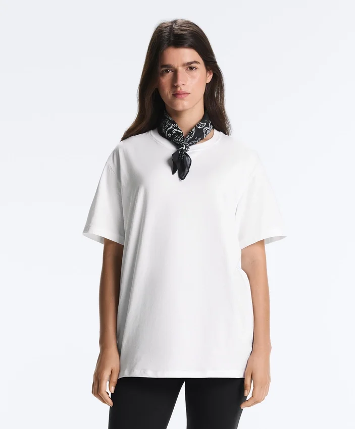 T-shirty oversize z krótkim rękawem z mieszanki bawełny T-shirty oversize z krótkim rękawem z mieszanki bawełny