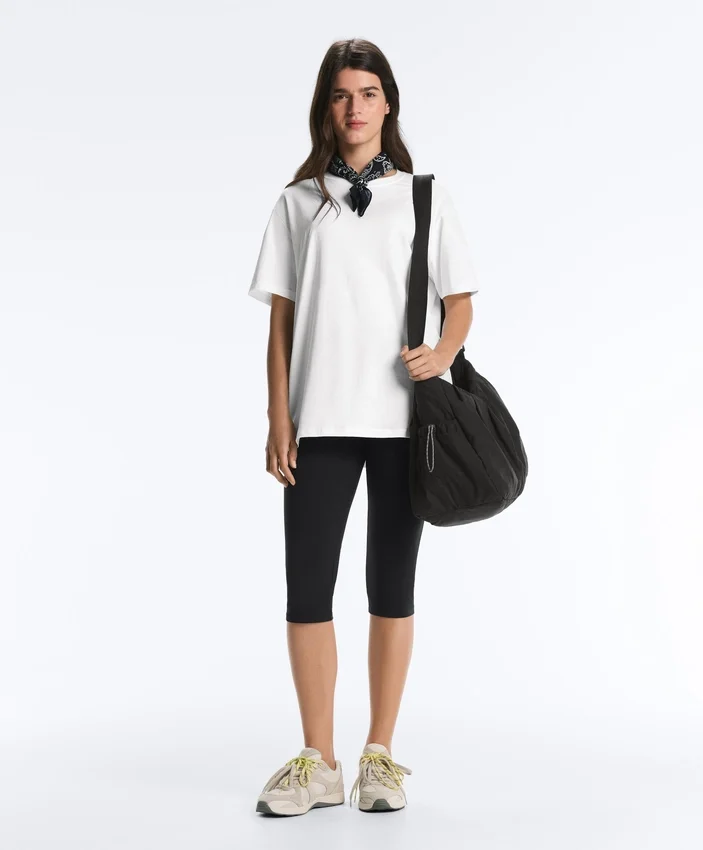 T-shirty oversize z krótkim rękawem z mieszanki bawełny T-shirty oversize z krótkim rękawem z mieszanki bawełny
