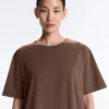 T-shirty oversize z krótkim rękawem z mieszanki bawełny T-shirty oversize z krótkim rękawem z mieszanki bawełny