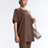 T-shirty oversize z krótkim rękawem z mieszanki bawełny T-shirty oversize z krótkim rękawem z mieszanki bawełny
