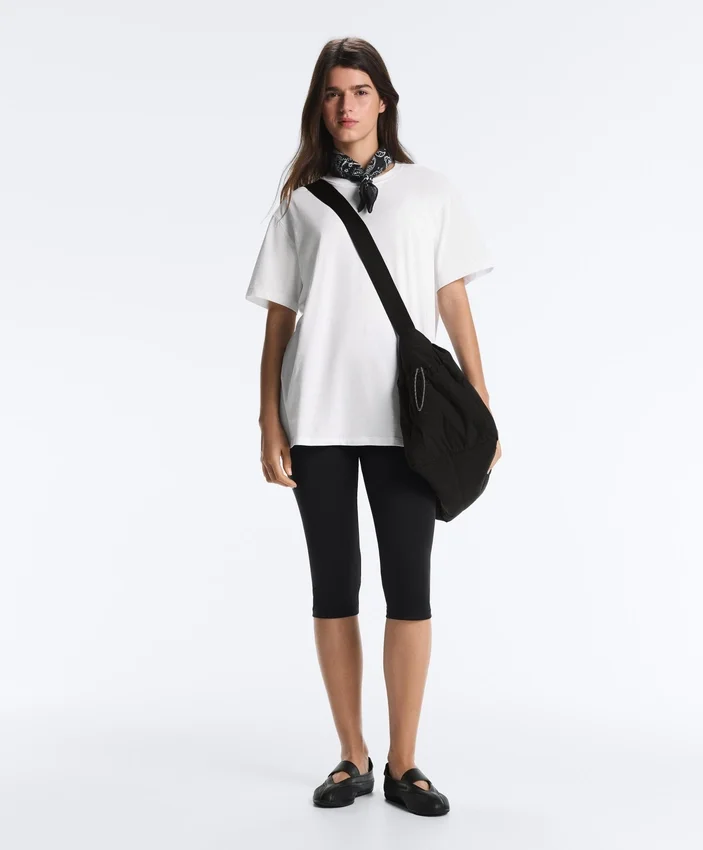 T-shirty oversize z krótkim rękawem z mieszanki bawełny T-shirty oversize z krótkim rękawem z mieszanki bawełny