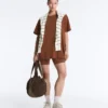 T-shirty oversize z krótkim rękawem z mieszanki bawełny T-shirty oversize z krótkim rękawem z mieszanki bawełny
