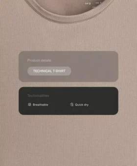 Techniczny T-shirt bez rękawów
