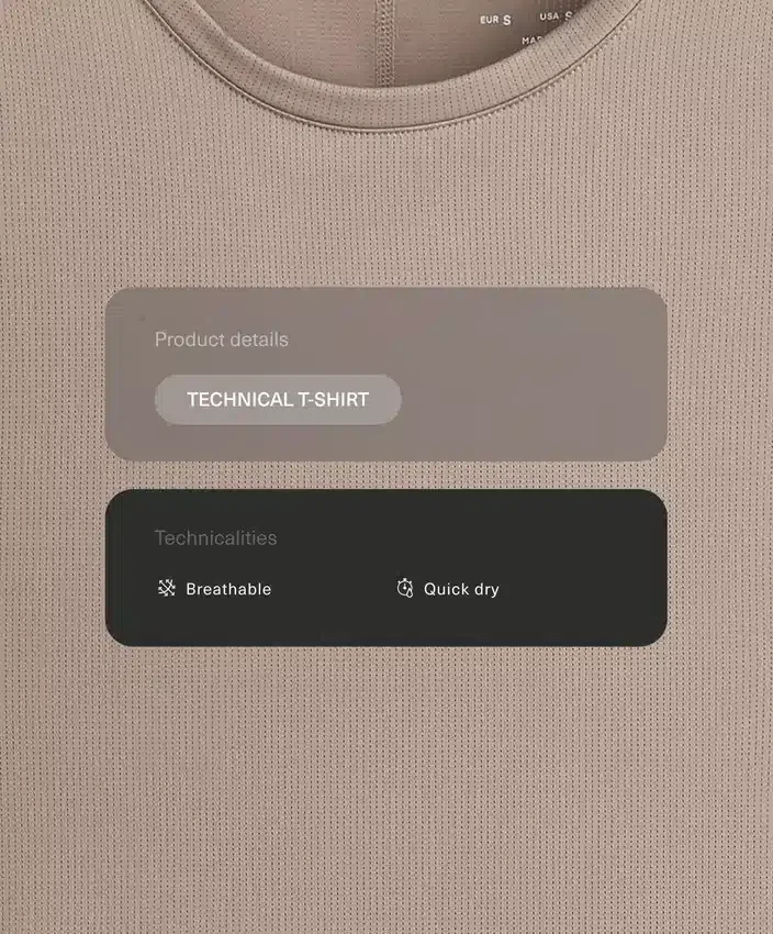 Techniczny T-shirt bez rękawów Techniczny T-shirt bez rękawów