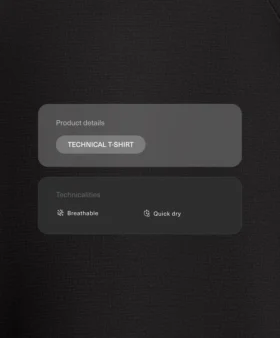Techniczny T-shirt z długim rękawem