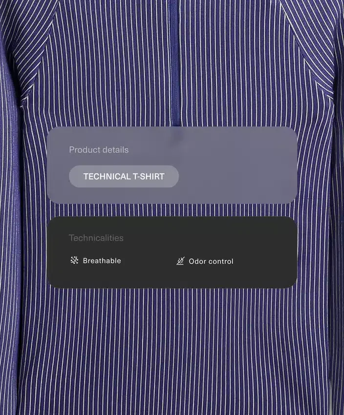 Techniczny T-shirt z długim rękawem Techniczny T-shirt z długim rękawem