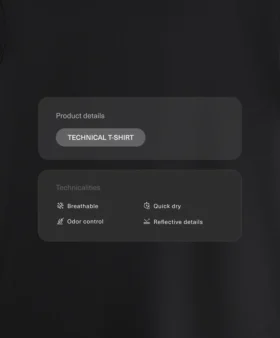 Techniczny T-shirt z krótkim rękawem