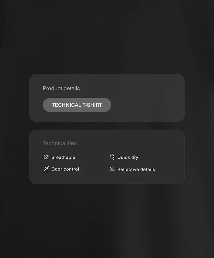 Techniczny T-shirt z krótkim rękawem Techniczny T-shirt z krótkim rękawem