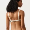 Top bikini w kształcie trójkąta z kontrastową lamówką Top bikini w kształcie trójkąta z kontrastową lamówką