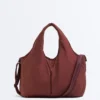 Torba typu shopper z kontrastowymi wykończeniami Torba typu shopper z kontrastowymi wykończeniami