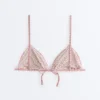 Trójkątny top bikini w paski Trójkątny top bikini w paski