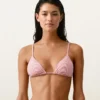 Trójkątny top bikini w paski Trójkątny top bikini w paski