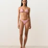 W paski Majtki bikini o średnim stopniu zakrycia z wiązaniem W paski Majtki bikini o średnim stopniu zakrycia z wiązaniem